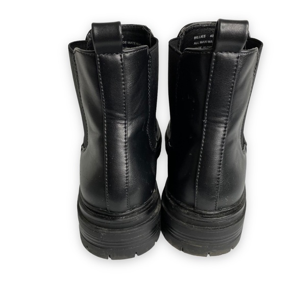 New Steve Madden - Black Chunky Boot - Size 40 (9) - Picture 5 of 9